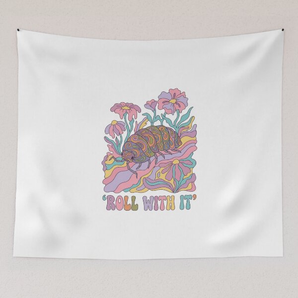 Item preview, Groovy Psychedelic Roly Poly Isopod designed and sold by mergmart.