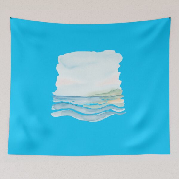 Item preview, Glacier Blue Coastal Escape Shirt – Minimal Ocean Wave Art, Cool Aesthetic Beach Design, Blue Water Summer Vibes, Modern Coastal Wall Art designed and sold by Ditstyle.