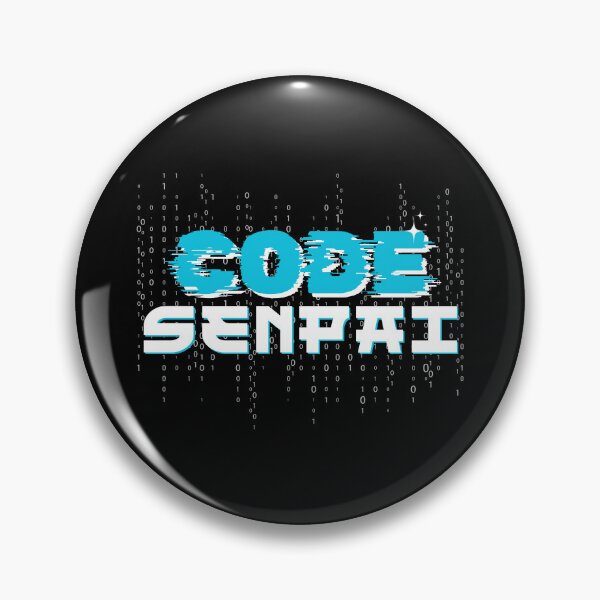 Item preview, Code Senpai - Funny Anime Programmer & Glitch Hacker Aesthetic designed and sold by JB-designstudio.