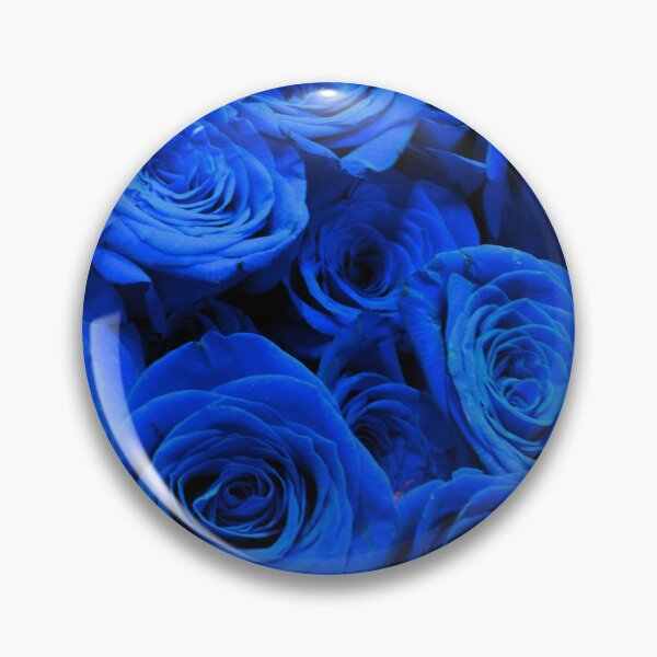 Item preview, Blue Roses, Romantic periwinkle floral photo, royal blue floral bouquet  designed and sold by hollycooper.
