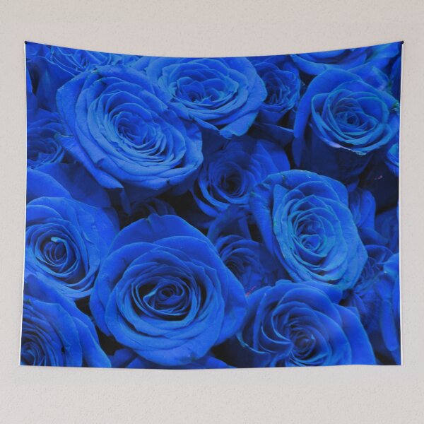 Item preview, Blue Roses, Romantic periwinkle floral photo, royal blue floral bouquet  designed and sold by hollycooper.