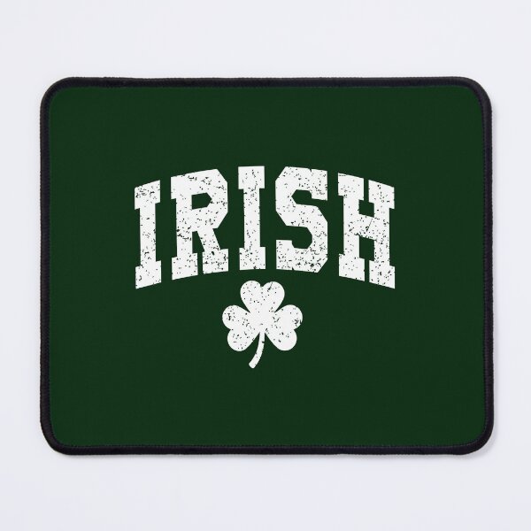 Item preview, White IRISH – Distressed Shamrock Design designed and sold by Saxon Designs.