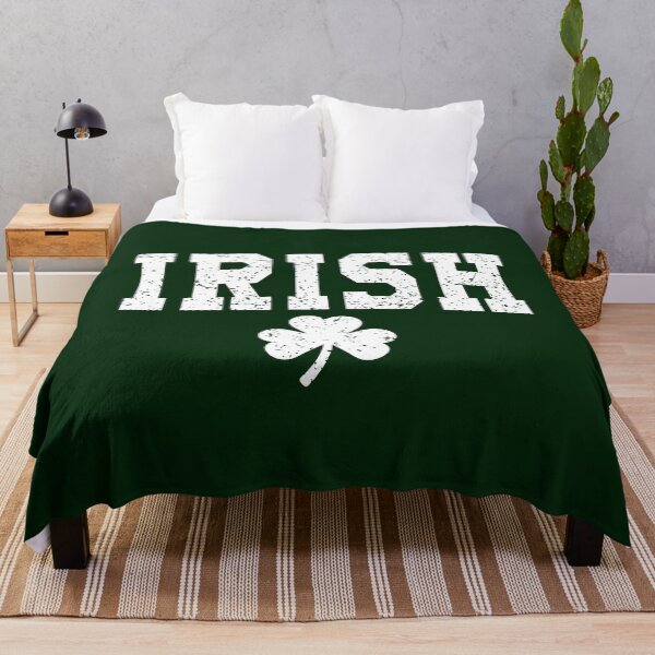 Item preview, White IRISH – Distressed Shamrock Design designed and sold by Saxon Designs.