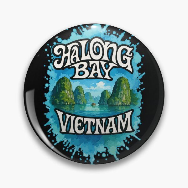 Item preview, Ha Long Bay Vietnam Watercolor Travel designed and sold by TomFrontierArt.