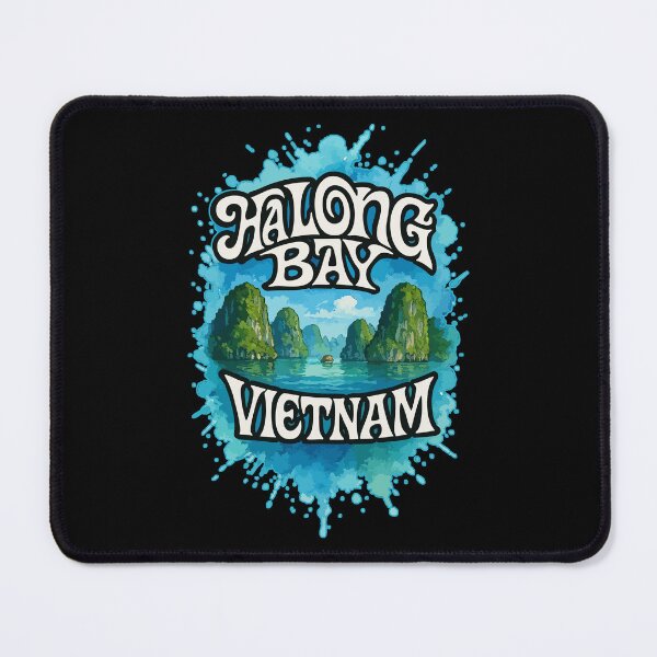 Item preview, Ha Long Bay Vietnam Watercolor Travel designed and sold by TomFrontierArt.