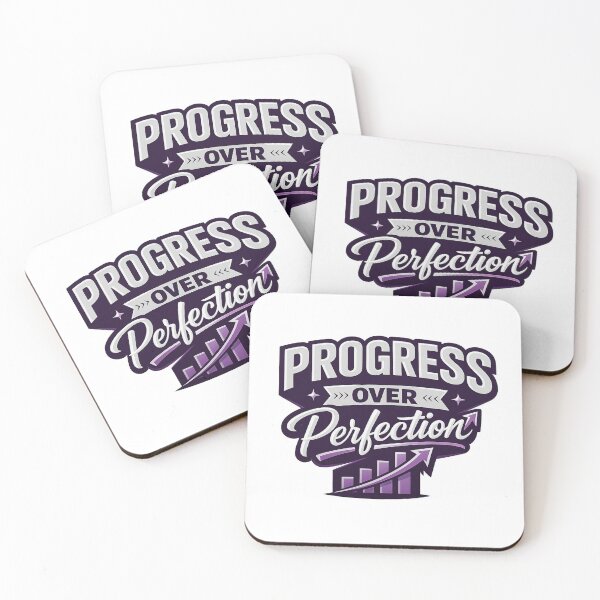 Item preview, Progress Over Perfection Quote T-Shirt designed and sold by Combat Skies.