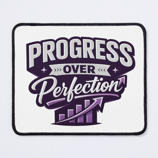 Item preview, Progress Over Perfection Quote T-Shirt designed and sold by Combat Skies.