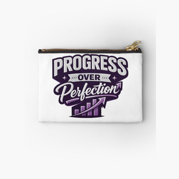Item preview, Progress Over Perfection Quote T-Shirt designed and sold by Combat Skies.