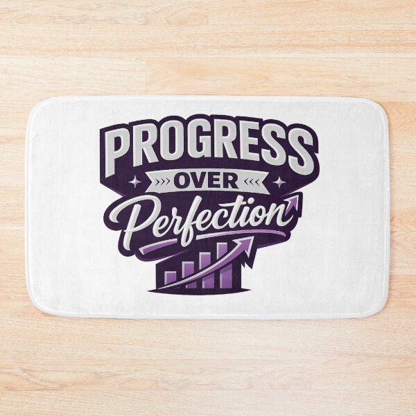 Item preview, Progress Over Perfection Quote T-Shirt designed and sold by Combat Skies.
