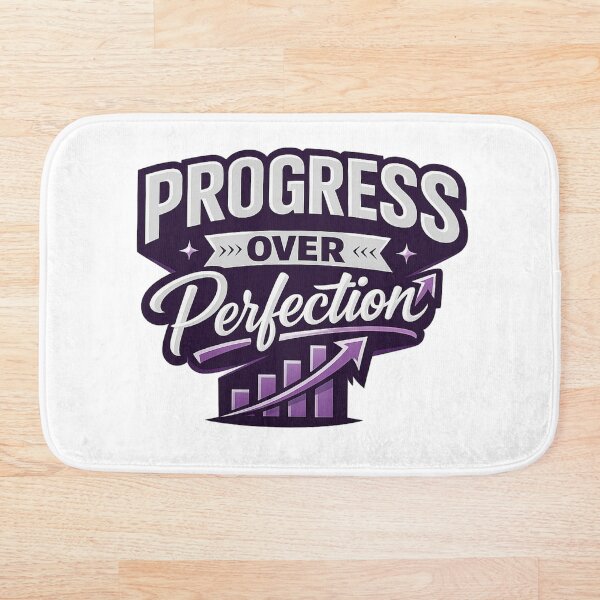 Item preview, Progress Over Perfection Quote T-Shirt designed and sold by IRON WINGS /USAF.