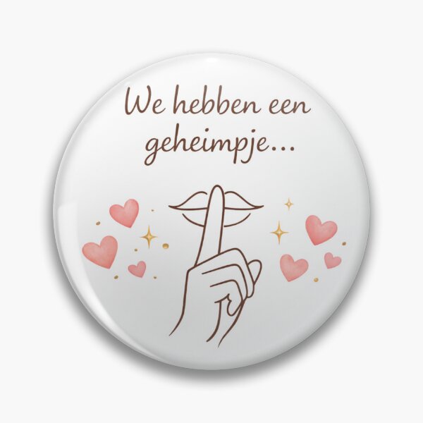 Item preview, We Hebben Een Geheimpje Zwangerschapsaankondiging designed and sold by Kaat-Traktaat.