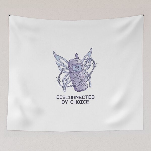 Item preview, Disconnected By Choice Y2K Cyber Fairy Phone designed and sold by mergmart.