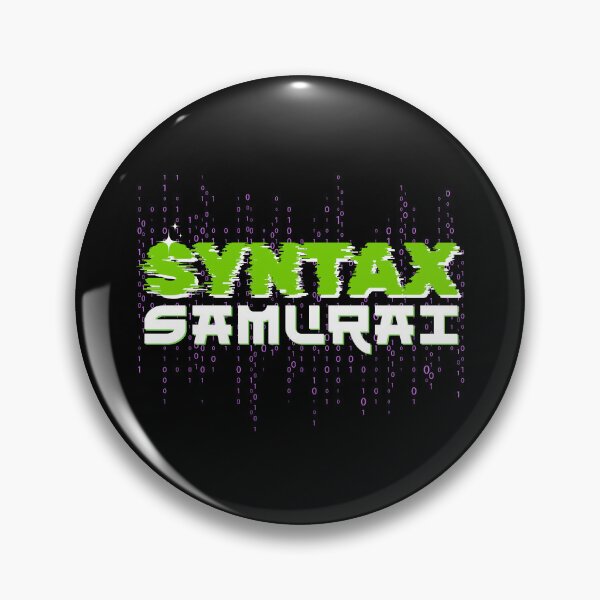 Artikelvorschau, Syntax Samurai – Lustiger Programmier-Binärcode & Hacker-Ästhetik entworfen und verkauft von JB-designstudio.