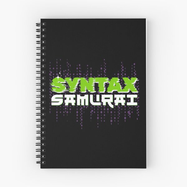 Item preview, Syntax Samurai - Funny Programming Binary Code & Hacker Aesthetic designed and sold by JB-designstudio.