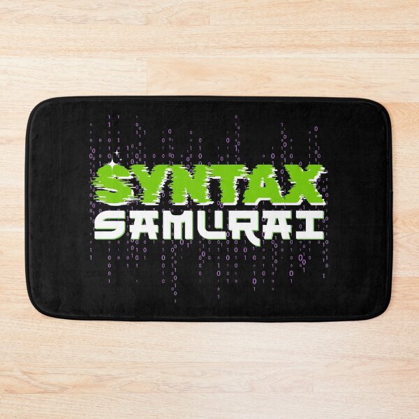 Item preview, Syntax Samurai - Funny Programming Binary Code & Hacker Aesthetic designed and sold by JB-designstudio.