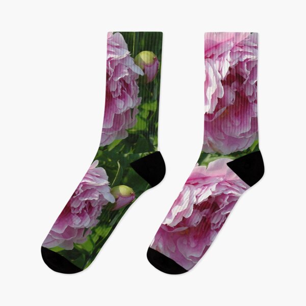 Item preview, Romantic old fashion Pink Peony garden photo | pink flowers | pink roses designed and sold by hollycooper.
