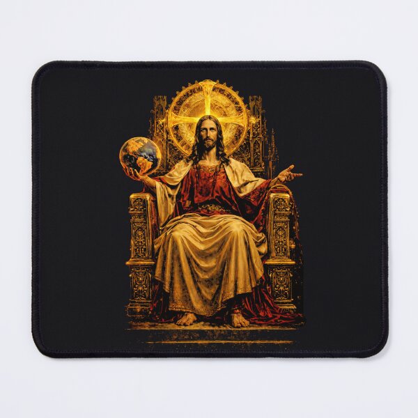 Item preview, Christ the Sovereign — Throne of Glory (Gothic Icon) designed and sold by Sanctum Icons.