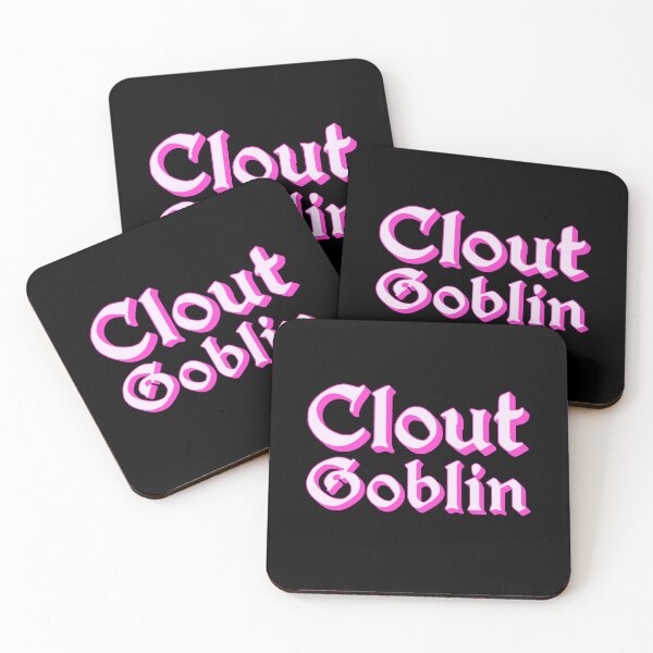 Item preview, Clout Goblin in Pink Medieval Typography designed and sold by Memes N Lore .