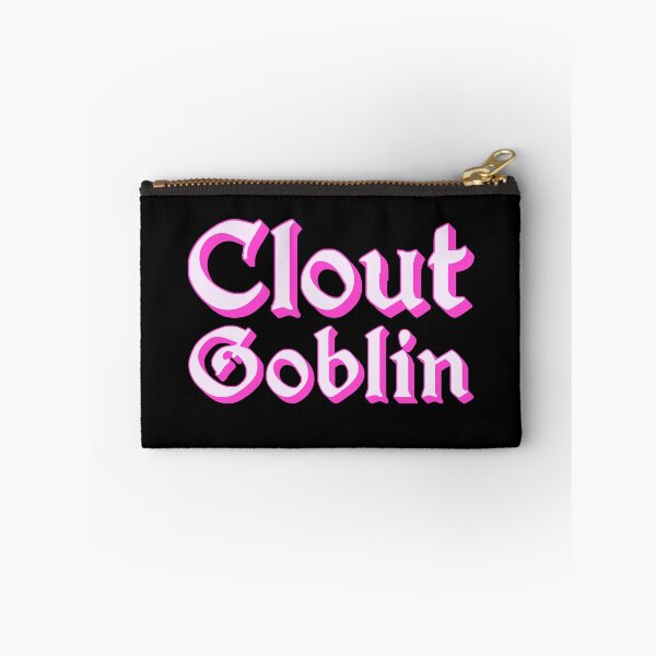 Item preview, Clout Goblin in Pink Medieval Typography designed and sold by Memes N Lore .