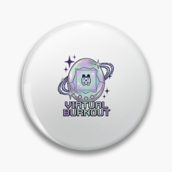 Item preview, Y2K Virtual Burnout Cyber Pet designed and sold by mergmart.