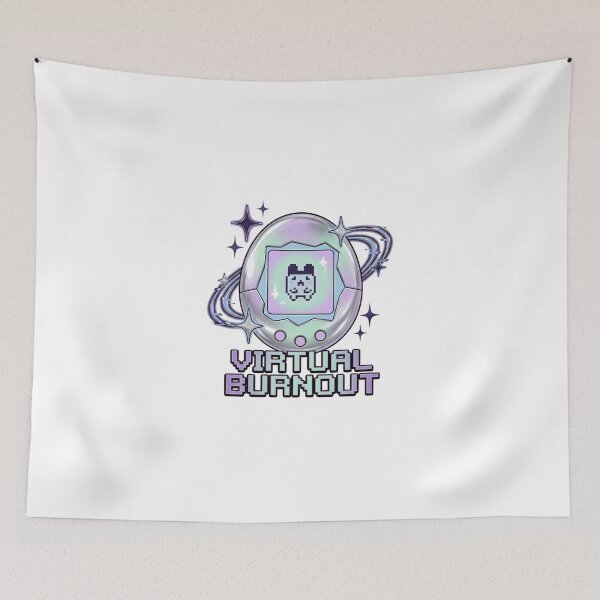 Item preview, Y2K Virtual Burnout Cyber Pet designed and sold by mergmart.