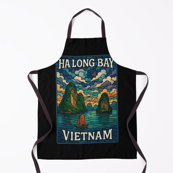 Item preview, Ha Long Bay Asia Stained Glass Travel designed and sold by TomFrontierArt.