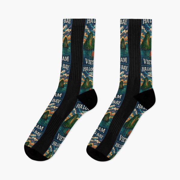 Item preview, Ha Long Bay Asia Stained Glass Travel designed and sold by TomFrontierArt.