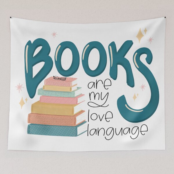Item preview, Books are my Love Language designed and sold by Willow & Grace Designs.