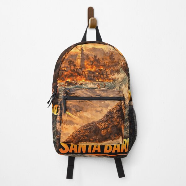 Item preview, Panic on the Central Coast! Santa Barbara under attack! designed and sold by PIXEL POP DESIGNS - Beyond the Norm!.