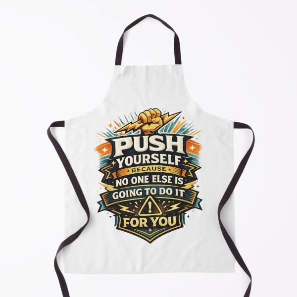 Item preview, Push Yourself Motivation Quote T-Shirt | Self Discipline Hustle Streetwear Design designed and sold by Combat Skies.