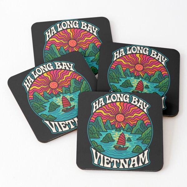 Item preview, Ha Long Bay Vietnam Trippy Travel designed and sold by TomFrontierArt.