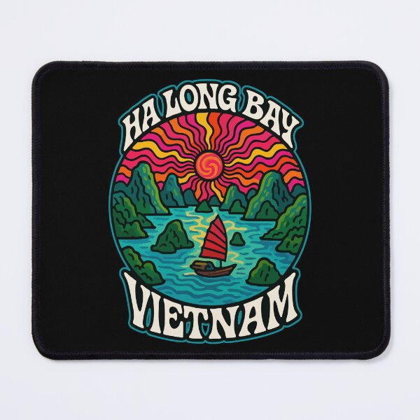 Item preview, Ha Long Bay Vietnam Trippy Travel designed and sold by TomFrontierArt.