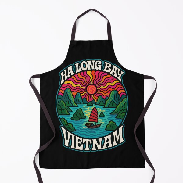 Item preview, Ha Long Bay Vietnam Trippy Travel designed and sold by TomFrontierArt.