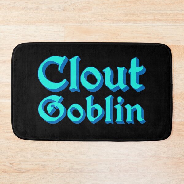 Item preview, Clout Goblin in Blue Medieval Typography designed and sold by Memes N Lore .