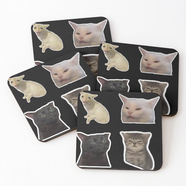 Item preview, Cat meme sticker pack designed and sold by LayersDesign.