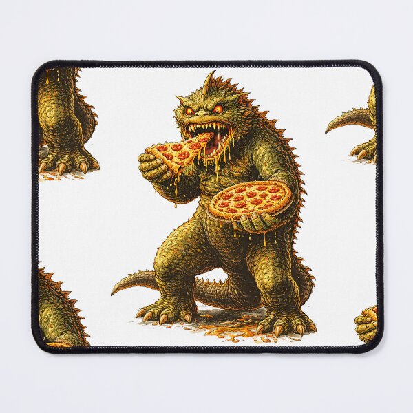Item preview, Pizza Eating Monster devours entire pizzas! designed and sold by PIXEL POP DESIGNS - Beyond the Norm!.