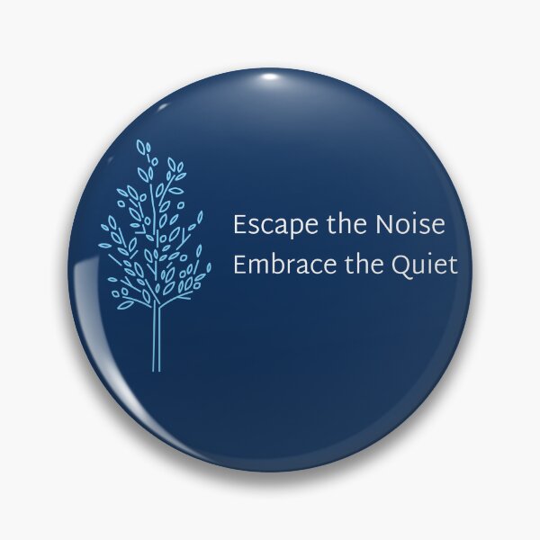 Item preview, Escape the Noise, Embrace the Quiet Living Simple designed and sold by Sachie's Studio.