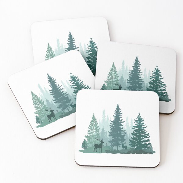 Item preview, Peaceful forest deer designed and sold by MendaciousMina.