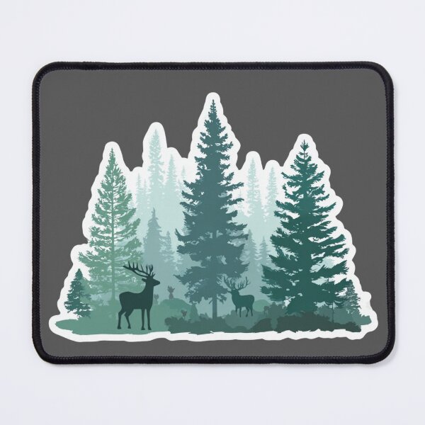 Item preview, Peaceful forest deer designed and sold by MendaciousMina.