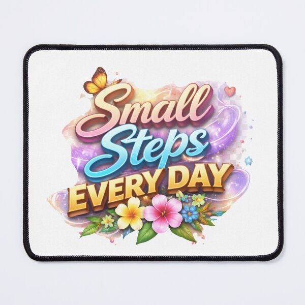 Item preview, Small Steps Everyday Quote T-Shirt | Consistency Growth Mindset Streetwear Design designed and sold by Combat Skies.