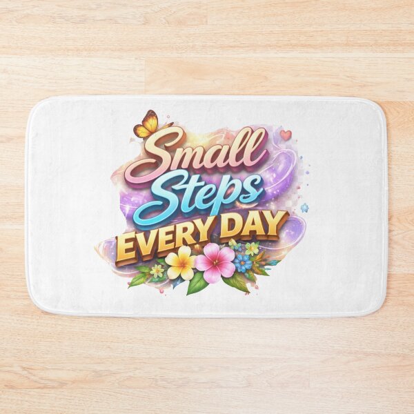Item preview, Small Steps Everyday Quote T-Shirt | Consistency Growth Mindset Streetwear Design designed and sold by Combat Skies.