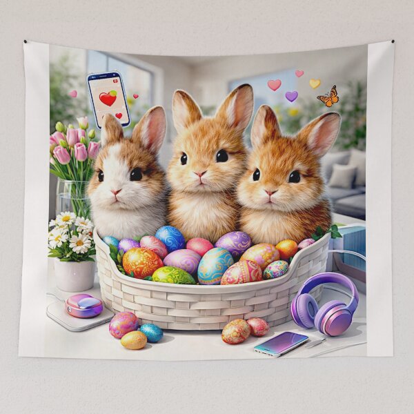 Item preview, Bunnies in the  Easter - Spring Harmony#3 designed and sold by Helios Be. Lavsh.