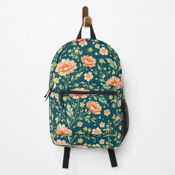 Item preview, Salmon Toned Chrysanthemum Pattern designed and sold by scicilysimonee.