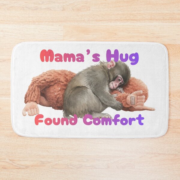 Item preview, Chosen Love - Orphan Baby Monkey & His Surrogate Mom, Kizuna Bond: Heartbroken Baby Monkey Finding Comfort designed and sold by DragonPrint.