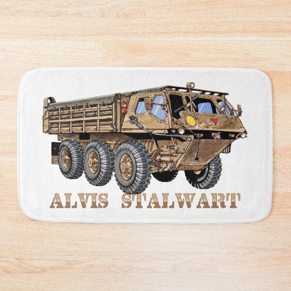 Item preview, Alvis Stalwart British Military Truck Illustration Graphic designed and sold by MilitaryMart.