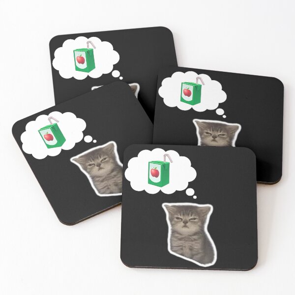 Item preview, meme cat thinking about juice designed and sold by LayersDesign.