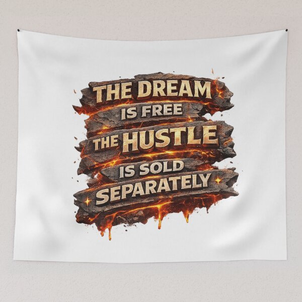 Item preview, The Dream Is Free The Hustle Is Sold Separately T-Shirt | Hustle  designed and sold by Combat Skies.