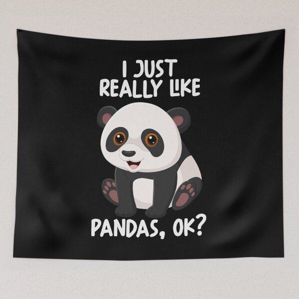 Item preview, I Just Really Like Pandas Ok? designed and sold by GabbyKash.