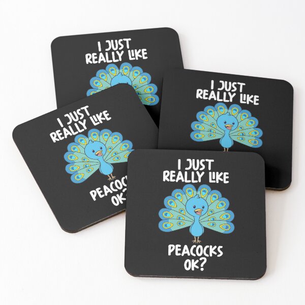 Item preview, I Just Really Like Peacocks Ok? designed and sold by GabbyKash.