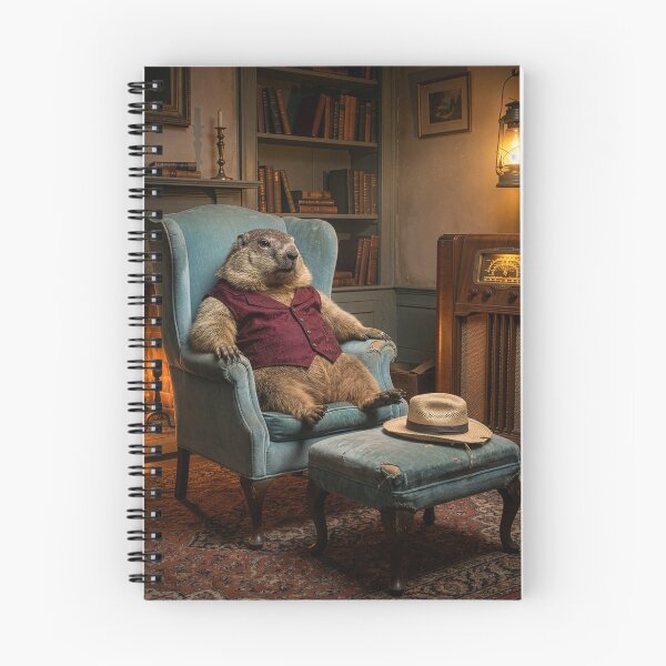 Item preview, Groundhog in His Cozy Burrow designed and sold by Tridentulus.